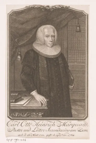 Portret van Karl Otto Heinrich Marquard