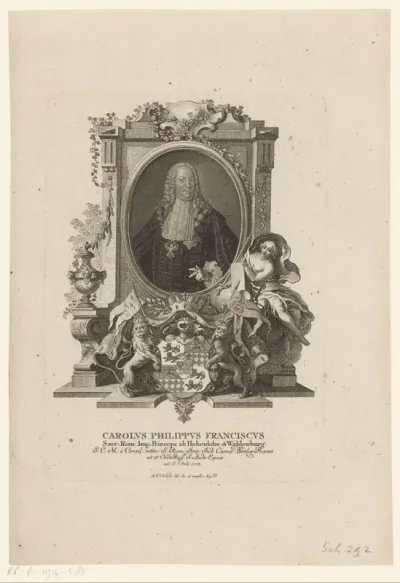 Portret van Karl Philipp Franz zu Hohenlohe-Bartenstein