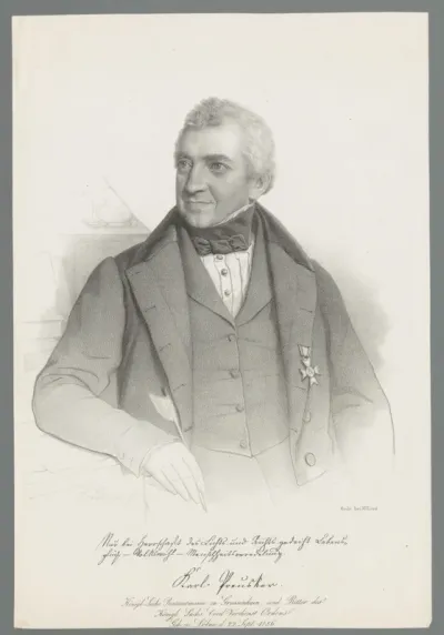 Portret van Karl Preusker
