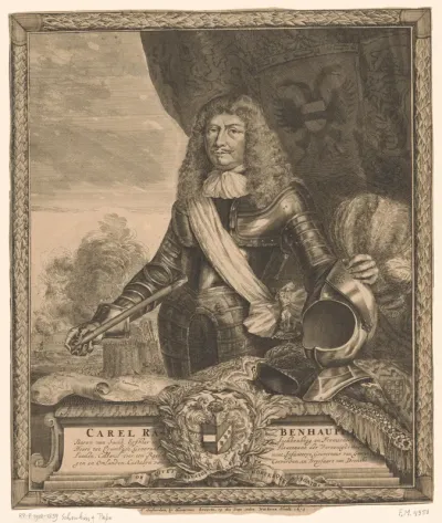 Portret van Karl Rabenhaupt, baron von Sucha