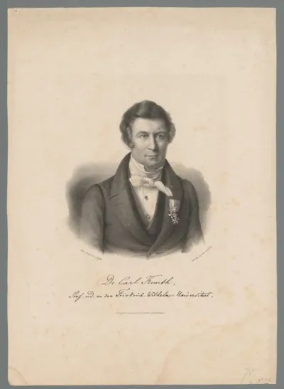 Portret van Karl Sigismund Kunth