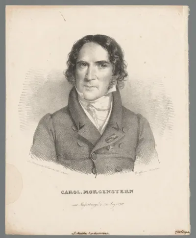 Portret van Karl Simon Morgenstern