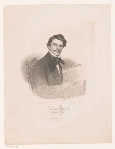 Portret van Karl Theodor Piloty