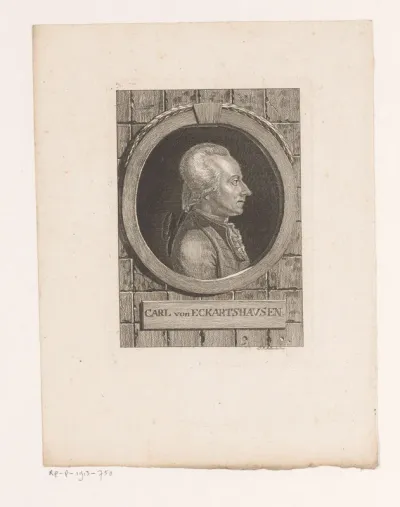 Portret van Karl von Eckartshausen