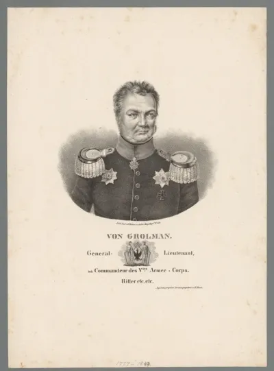 Portret van Karl von Grolman