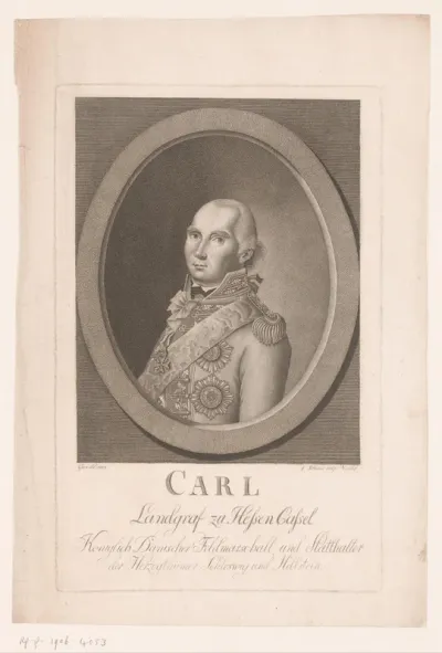 Portret van Karl von Hessen-Kassel