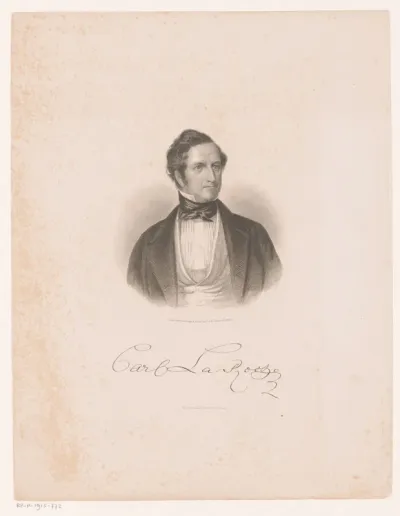 Portret van Karl von La Roche