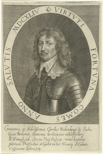 Portret van Karl von Rabenhaupt