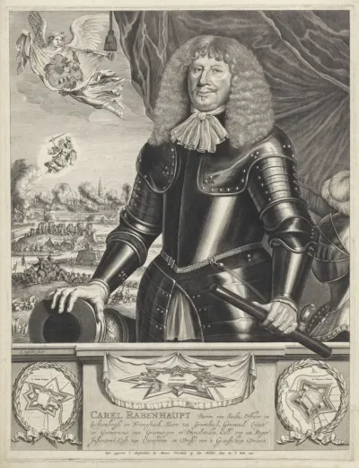 Portret van Karl von Rabenhaupt