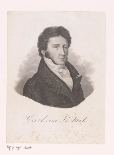Portret van Karl von Rotteck