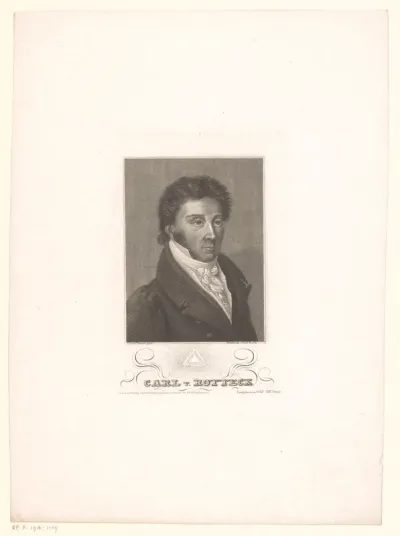 Portret van Karl von Rotteck