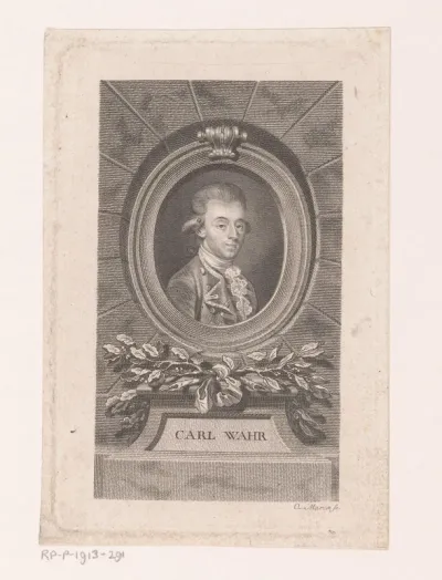 Portret van Karl Wahr