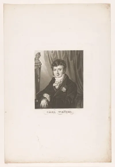 Portret van Karl Wenzel