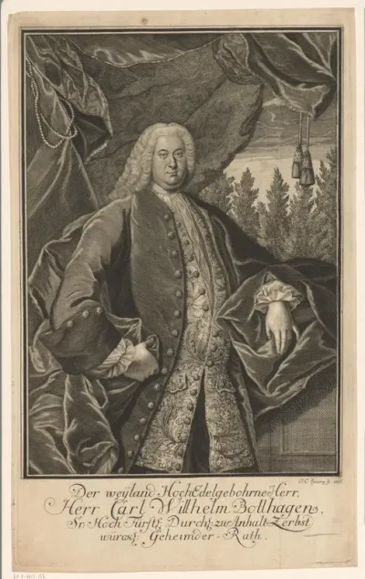 Portret van Karl Wilhelm Bollhagen