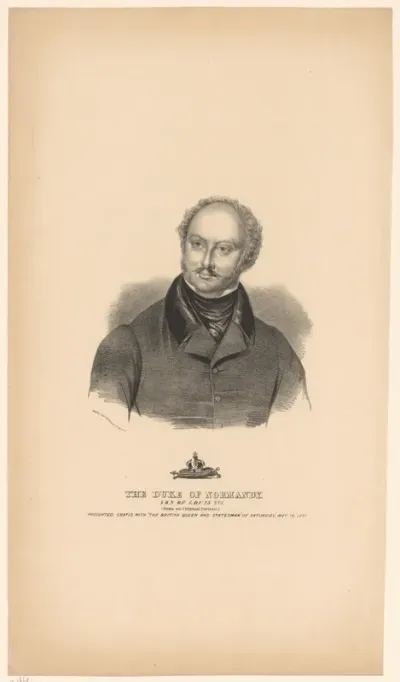 Portret van Karl Wilhelm Naundorff