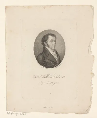 Portret van Karl Wilhelm Schmidt
