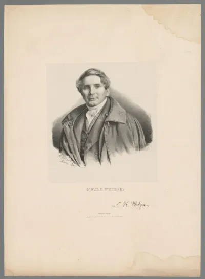 Portret van Karl Wilhelm Wutzer