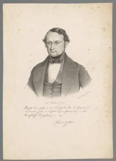 Portret van Karl Zittel