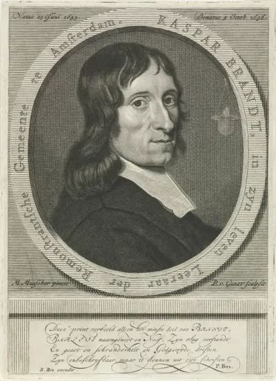 Portret van Kaspar Brandt