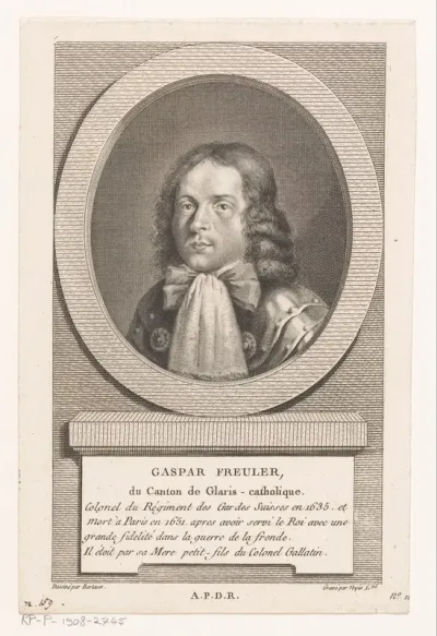 Portret van Kaspar Freuler