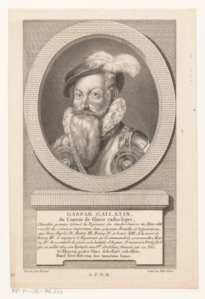 Portret van Kaspar Gallati
