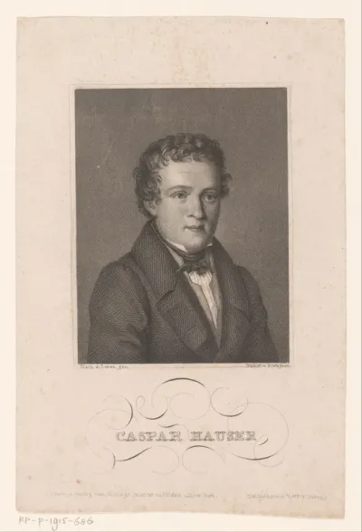 Portret van Kaspar Hauser