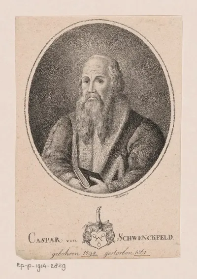 Portret van Kaspar von Schwenkfeld