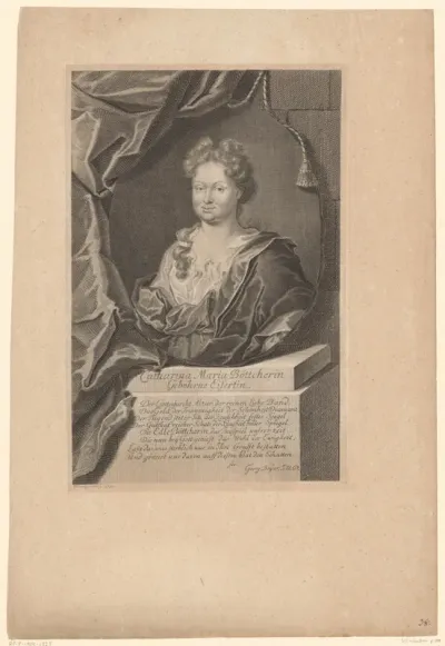 Portret van Katharina Maria Böttcher