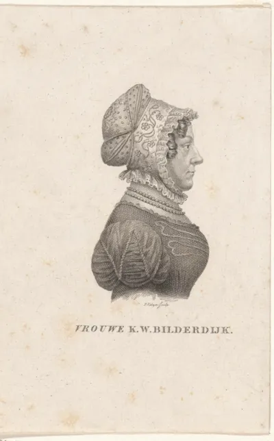 Portret van Katharina Wilhelmina Schweickhardt