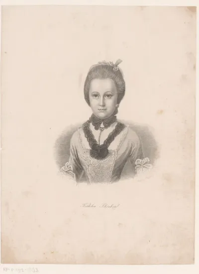 Portret van Käthchen Schönkopf