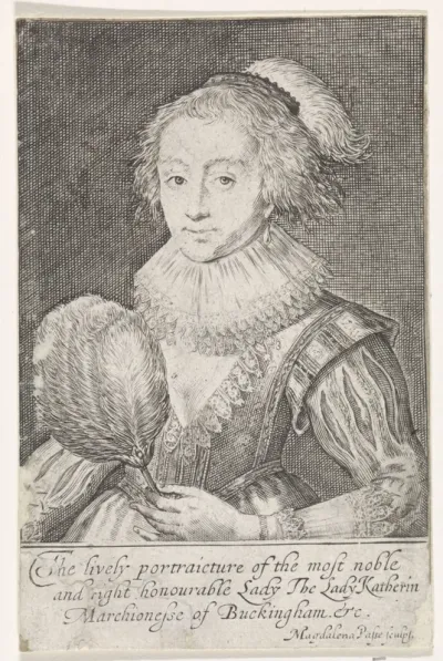 Portret van Katherine Manners, hertogin van Buckingham