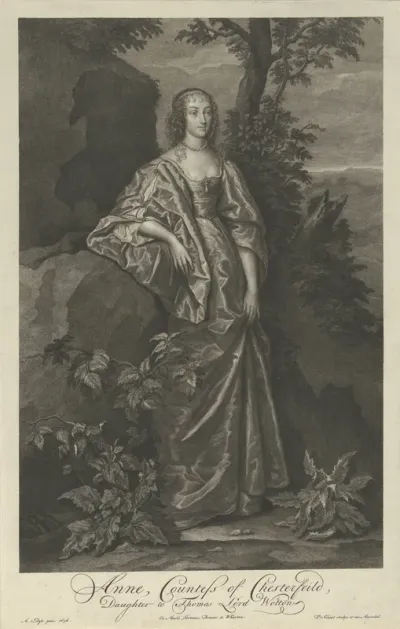 Portret van Katherine Stanhope, gravin van Chesterfield