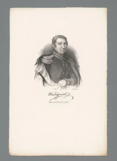 Portret van Kazimierz Małachowski