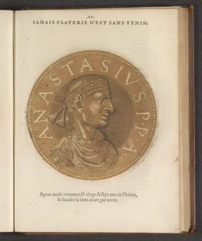 Portret van keizer Anastasius I