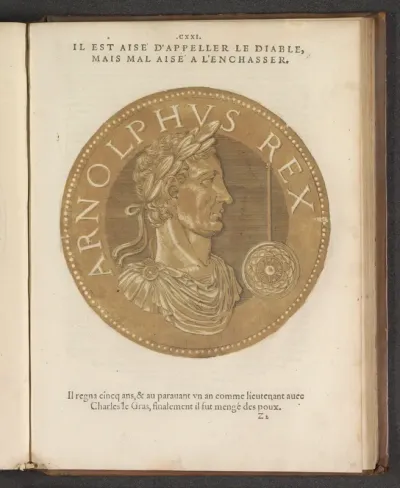 Portret van keizer Arnulf van Karinthië