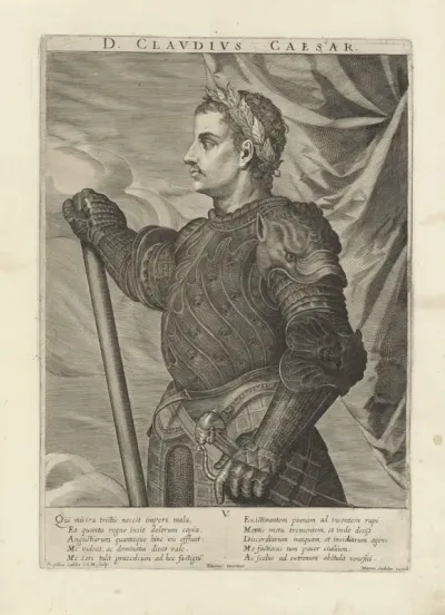 Portret van keizer Claudius