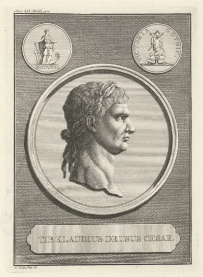 Portret van keizer Claudius I