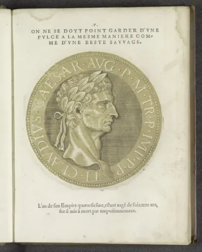 Portret van keizer Claudius I