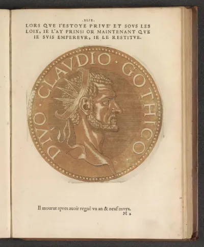 Portret van keizer Claudius II Gothicus