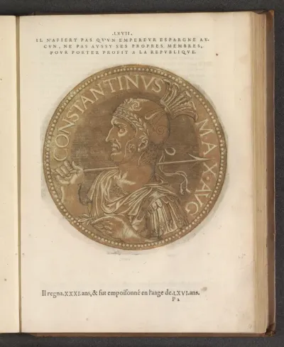 Portret van keizer Constantijn de Grote