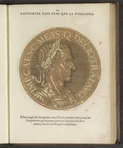 Portret van keizer Decius