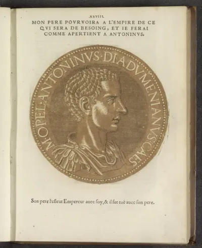 Portret van keizer Diadumenianus
