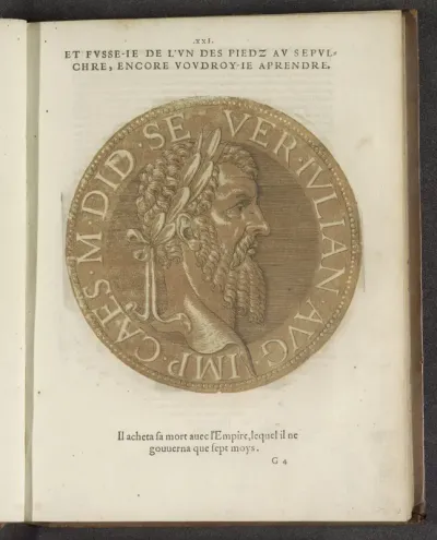 Portret van keizer Didius Julianus