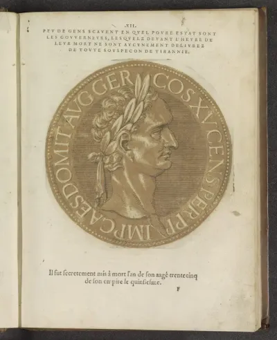 Portret van keizer Domitianus
