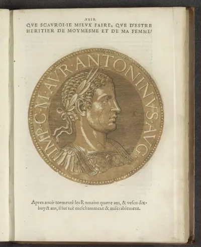 Portret van keizer Elagabalus
