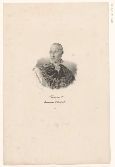 Portret van keizer Frans II Jozef Karel van Habsburg-Lotharingen