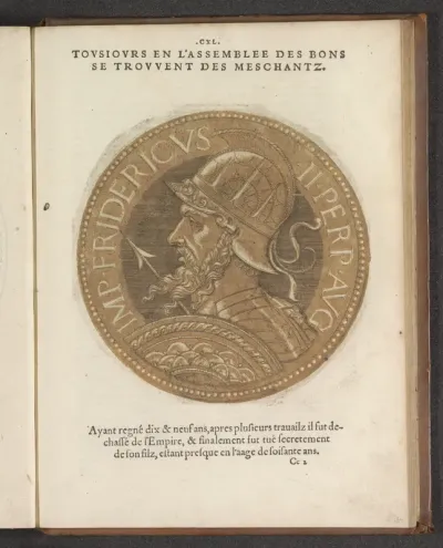 Portret van keizer Frederik II