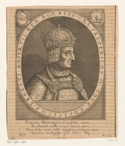 Portret van keizer Frederik III