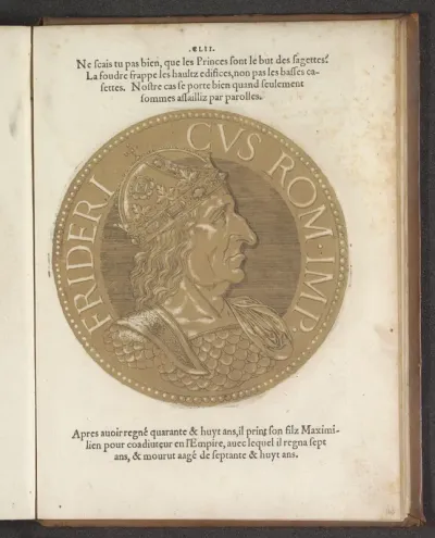 Portret van keizer Frederik III