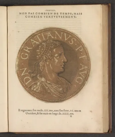 Portret van keizer Gratianus